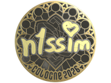Artwork for Sticker | n1ssim (Gold) | Cologne 2026