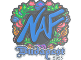 Artwork for Sticker | NAF (Embroidered) | Budapest 2025