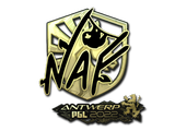 Artwork for Sticker | NAF (Gold) | Antwerp 2022