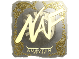 Artwork for Sticker | NAF (Gold) | Austin 2025