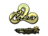Artwork for Sticker | nafany (Gold) | Antwerp 2022