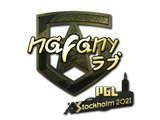 Artwork for Sticker | nafany (Gold) | Stockholm 2021
