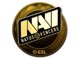 Artwork for Sticker | Natus Vincere (Gold) | Katowice 2019