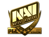 Artwork for Sticker | Natus Vincere (Gold) | Krakow 2017