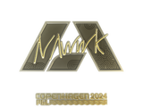 Artwork for Sticker | nawwk (Gold) | Copenhagen 2024