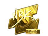 Artwork for Sticker | NBK- (Gold) | Atlanta 2017