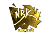 Artwork for Sticker | NBK- (Gold) | Cologne 2016