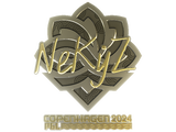Artwork for Sticker | NEKiZ (Gold) | Copenhagen 2024
