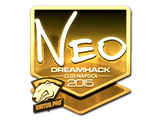 Artwork for Sticker | NEO (Gold) | Cluj-Napoca 2015