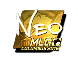 Artwork for Sticker | NEO (Gold) | MLG Columbus 2016