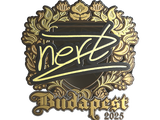 Artwork for Sticker | NertZ (Gold) | Budapest 2025