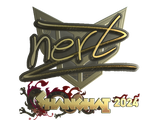 Artwork for Sticker | NertZ (Gold) | Shanghai 2024