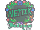 Artwork for Sticker | nettik (Embroidered) | Budapest 2025