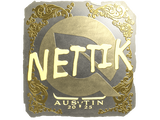 Artwork for Sticker | nettik (Gold) | Austin 2025