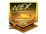 Artwork for Sticker | nex (Gold) | Cluj-Napoca 2015