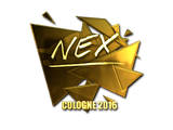 Artwork for Sticker | nex (Gold) | Cologne 2016