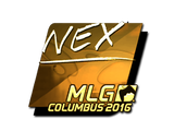 Artwork for Sticker | nex (Gold) | MLG Columbus 2016