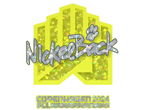 Sticker | NickelBack (Glitter) | Copenhagen 2024