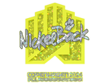 Artwork for Sticker | NickelBack (Glitter) | Copenhagen 2024