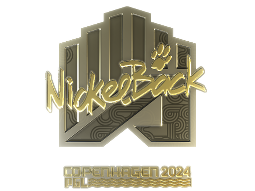 Sticker | NickelBack (Gold) | Copenhagen 2024