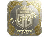 Artwork for Sticker | nicoodoz (Gold) | Austin 2025