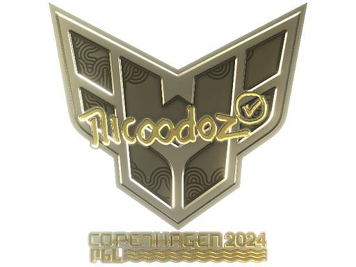 Sticker | nicoodoz (Gold) | Copenhagen 2024