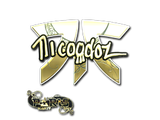 Artwork for Sticker | nicoodoz (Gold) | Paris 2023