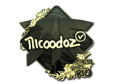 Artwork for Sticker | nicoodoz (Gold) | Rio 2022