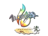 Artwork for Sticker | nicoodoz (Holo) | Antwerp 2022