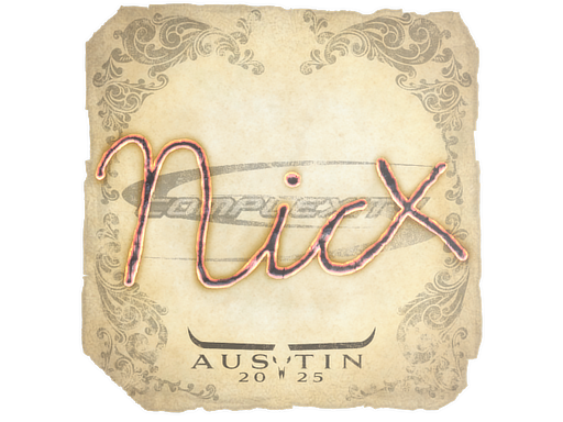 Sticker | nicx | Austin 2025