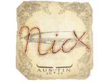 Artwork for Sticker | nicx | Austin 2025