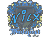 Sticker | nicx | Budapest 2025