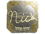 Artwork for Sticker | nicx (Gold) | Austin 2025