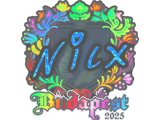 Sticker | nicx | Budapest 2025