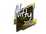 Artwork for Sticker | Nifty (Foil) | Boston 2018
