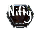 Artwork for Sticker | Nifty (Foil) | London 2018