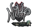 Artwork for Sticker | NiKo | Antwerp 2022
