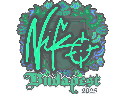 Sticker | NiKo | Budapest 2025