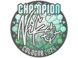 Artwork for Sticker | NiKo (Champion) | Cologne 2026