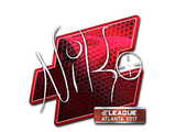Sticker | NiKo (Foil) | Atlanta 2017