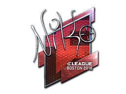 Sticker | NiKo | Boston 2018