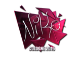 Sticker | NiKo (Foil) | Cologne 2016