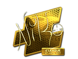 Artwork for Sticker | NiKo (Gold) | Atlanta 2017