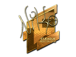 Sticker | NiKo | Boston 2018