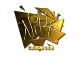 Artwork for Sticker | NiKo (Gold) | Cologne 2016