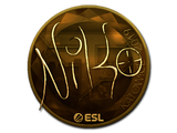 Artwork for Sticker | NiKo (Gold) | Katowice 2019
