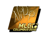 Artwork for Sticker | NiKo (Gold) | MLG Columbus 2016
