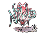 Artwork for Sticker | NiKo (Holo) | Antwerp 2022