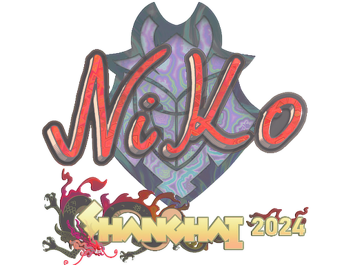 Sticker | NiKo | Shanghai 2024