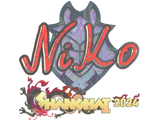 Artwork for Sticker | NiKo (Holo) | Shanghai 2024